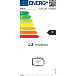 Altus Al-32 L 4960 4B 32"  82 Ekran Dahili Uydu Alıcılı HD Ready LED TV