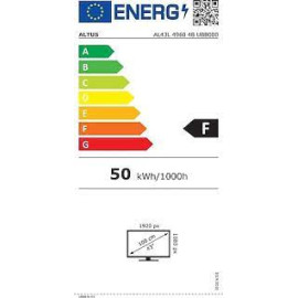 Altus AL-43 L 4960  43" 109 Ekran Dahili Uydu Alıcılı HD Ready LED TV