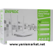 Everest EWR-F303 N300 300 Mbps 2.4 Ghz Router