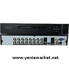 Zenon AN-AHD8216M 16 Kanal 5MP 1 Sata - 4 TB VGA , HDMI H.265 AHD Güvenlik Kayıt Cihazı  