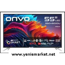 Onvo 55OV6000U 4K Ultra HD 55" 140 Ekran Uydu Alıcılı Android Smart LED TV