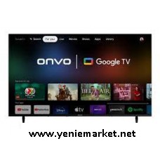 Onvo OV55F950 4K Ultra HD 55" 140 Ekran Uydu Alıcılı Google Smart LED TV