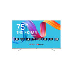 Saba SB75351 4K Ultra HD 75" 190 Ekran Uydu Alıcılı Android Smart LED TV