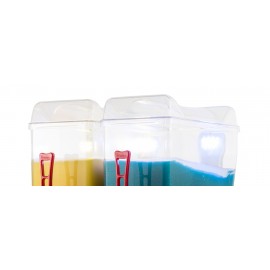 Samixir Slush Twin Allure 12+12 Lt Çift Hazneli Slush Buzlaş Karlamaç Makinesi