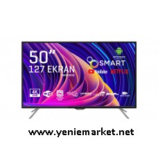 Nordmende NM65350 65" 165 Ekran Uydu Alıcılı 4K Ultra HD Android Smart LED TV