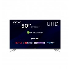 Onvo OV50F351 50" 127 Ekran Frameless Ultra HD Android Smart Led Tv