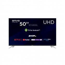 Onvo OV50F352 50" 127 Ekran Frameless Ultra HD Android Smart Led Tv