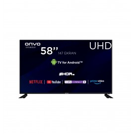 Onvo OV58350 58" 147 Ekran Ultra HD Android Smart Led Tv