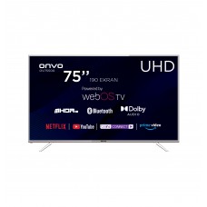 Onvo OV75350 75" 190 Ekran Ultra HD Android Smart Led Tv