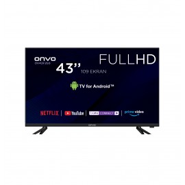 Onvo OV43F250 43" 109 Ekran Frameless Full HD Android Smart Led Tv