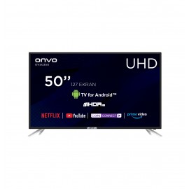 Onvo OV50350 50" 126 Ekran Uydu Alıcılı 4K Ultra HD Android Smart LED TV
