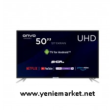 Onvo OV50351 50" 127 Ekran Ultra HD Androıd Smart Led Tv